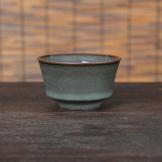 Longquan Celadon Ge kiln Iron-bodied Tea Cup