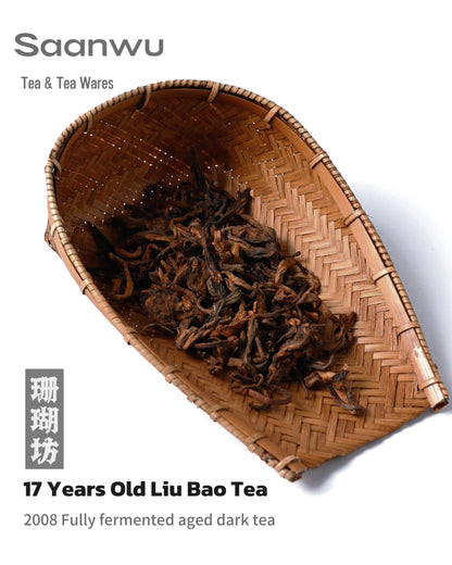 Golden Buds Liubao Tea 2008 – Aged Chinese Tea with Nutty Apricot Kernel Flavor