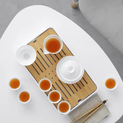 Gaiwan (bol à thé) en porcelaine blanche de Dehua
