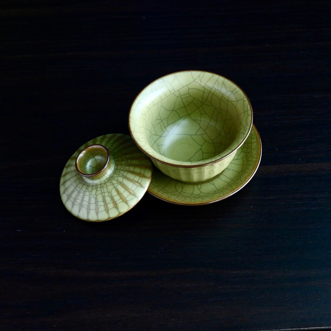 Longquan Celadon – Ge Kiln Gaiwan(Tea Bowl)