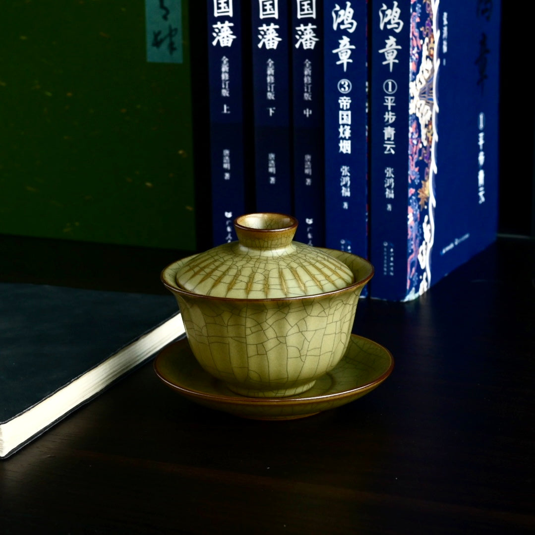 Longquan Celadon – Ge Kiln Gaiwan(Tea Bowl)