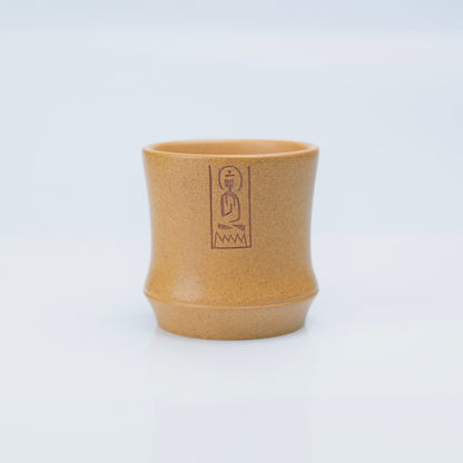 Tasse à thé Zisha Yixing en argile violette Huangjiangpo (Duan jaune) style Zen