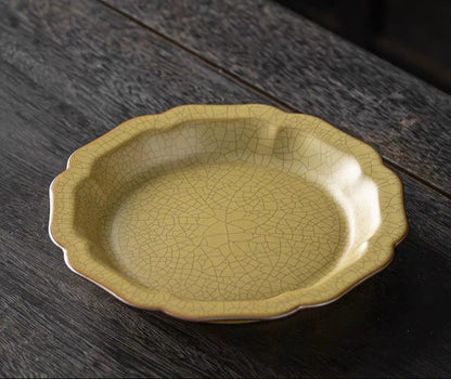 12-teiliges Longquan Celadon Ge-Brennerei Tee-Set