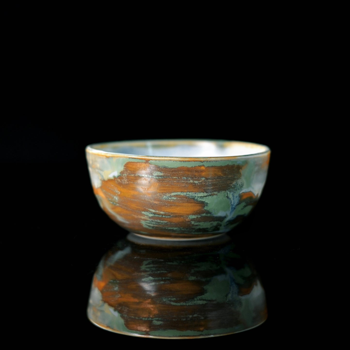 Unique Piece Jingdezhen Handmade Underglaze Colored Teacup 60ml
