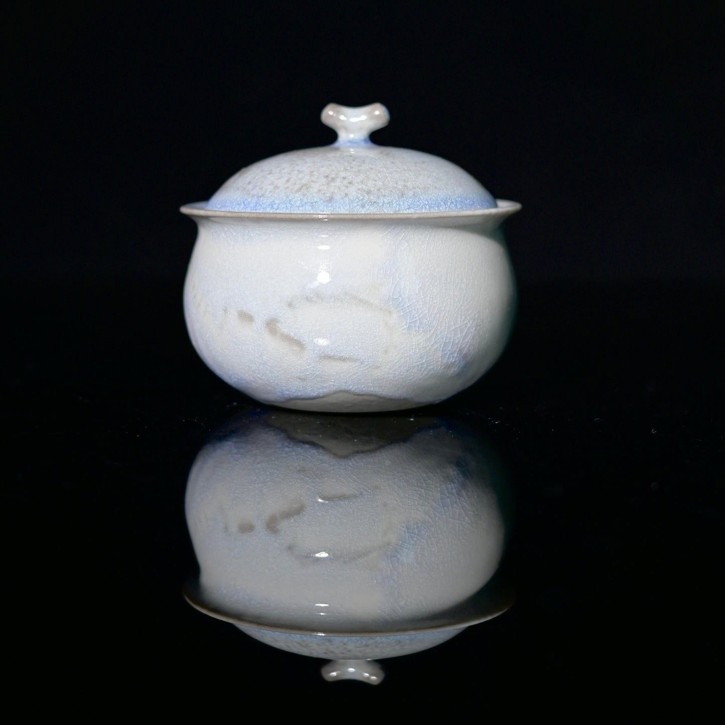 Unique Piece Jingdezhen Wood-fired Soda Glaze Gaiwan 100ml