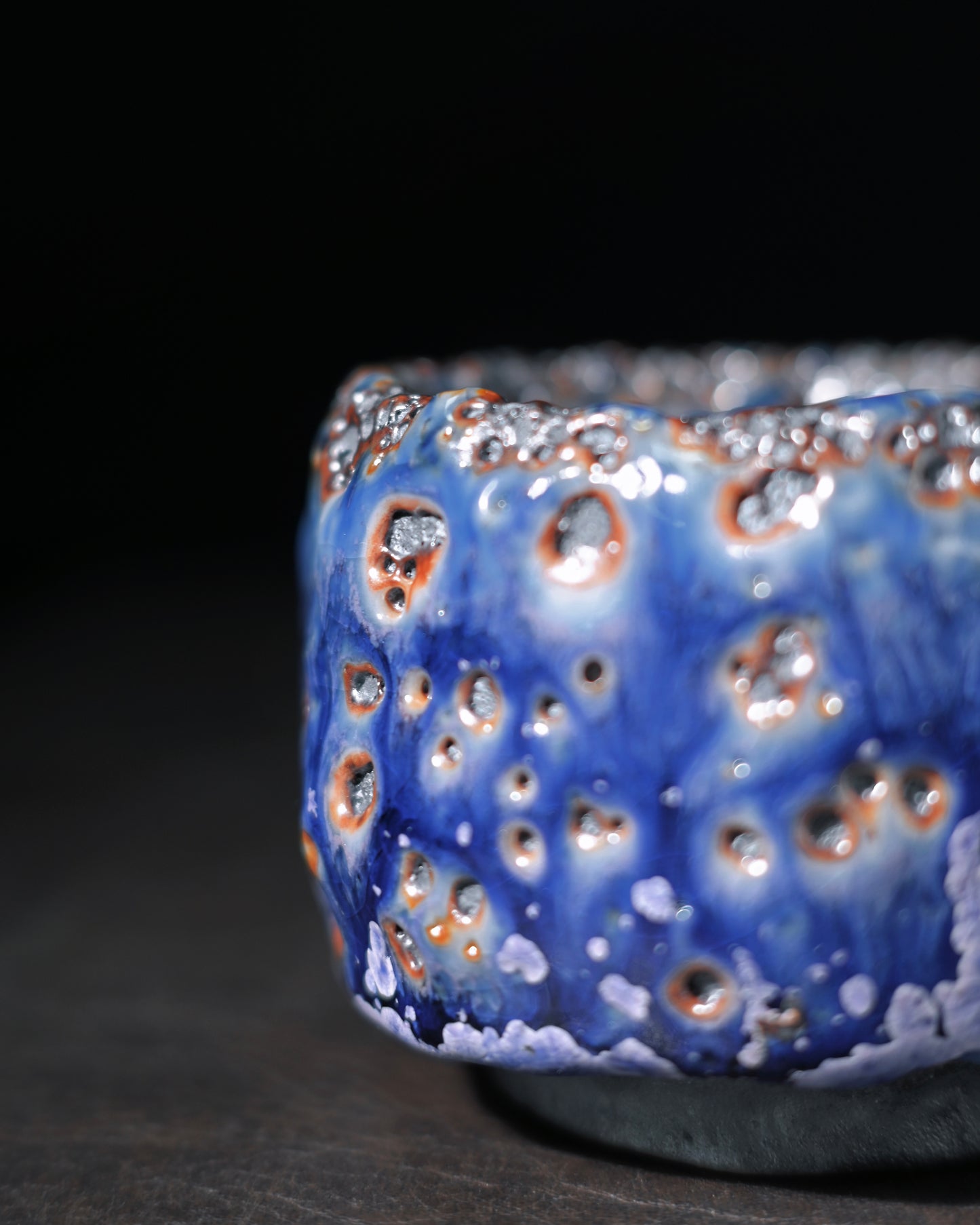 Unique Piece Wabi-Sabi Shino Ware Kiln-Transformation Teacup