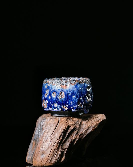 Unique Piece Wabi-Sabi Shino Ware Kiln-Transformation Teacup