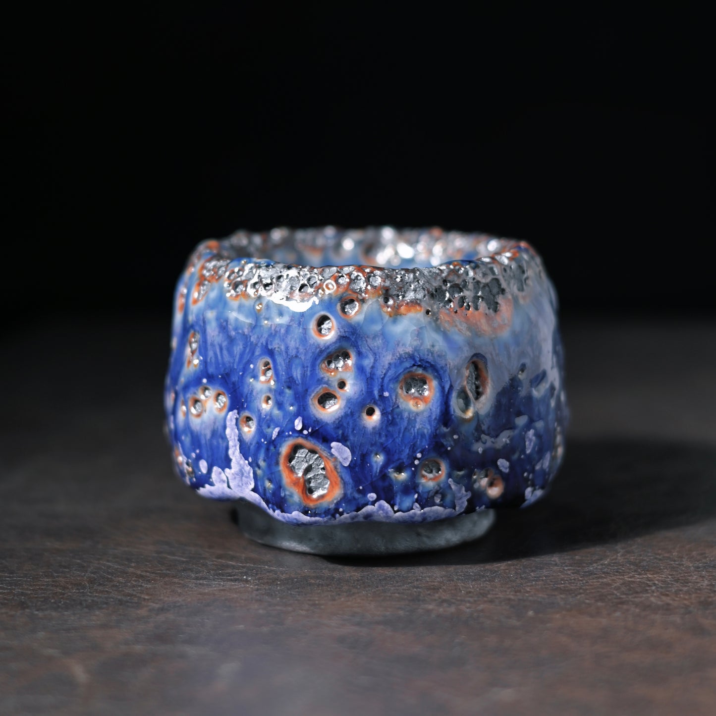 Unique Piece Wabi-Sabi Shino Ware Kiln-Transformation Teacup