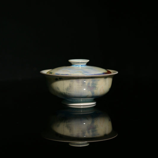 Unique Piece Wood-Fired "Flat Ingot" Gaiwan 110ml