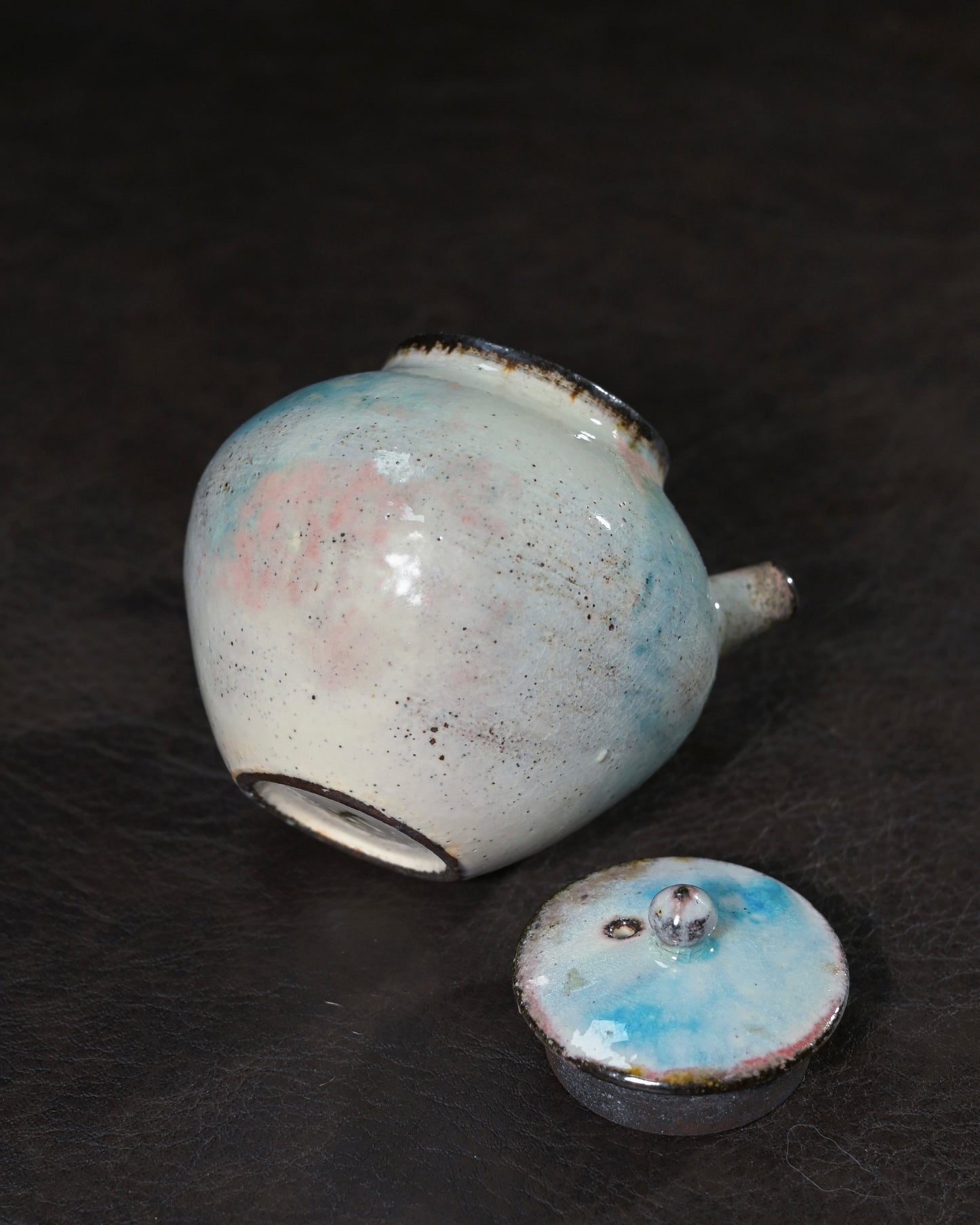 Unique Piece Wood-Fired Kohiki Side-Handle Teapot 120ml