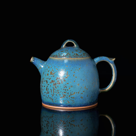 Jun Ware "Qin Quan" Teapot in Pine-Green Celadon 210ml