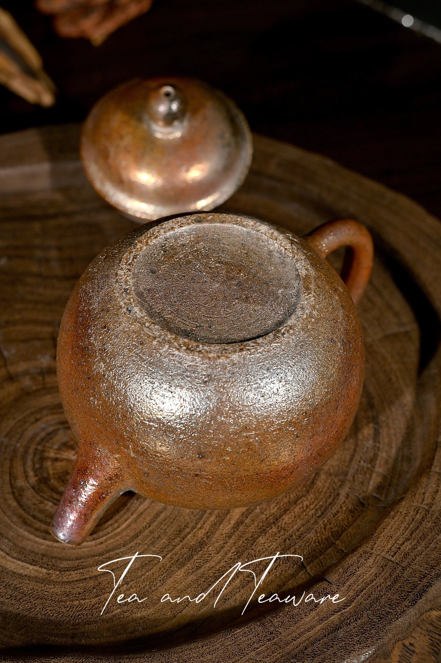 Unique Piece Wood-Fired Iron-Clay Teapot Pear Shape 200ml