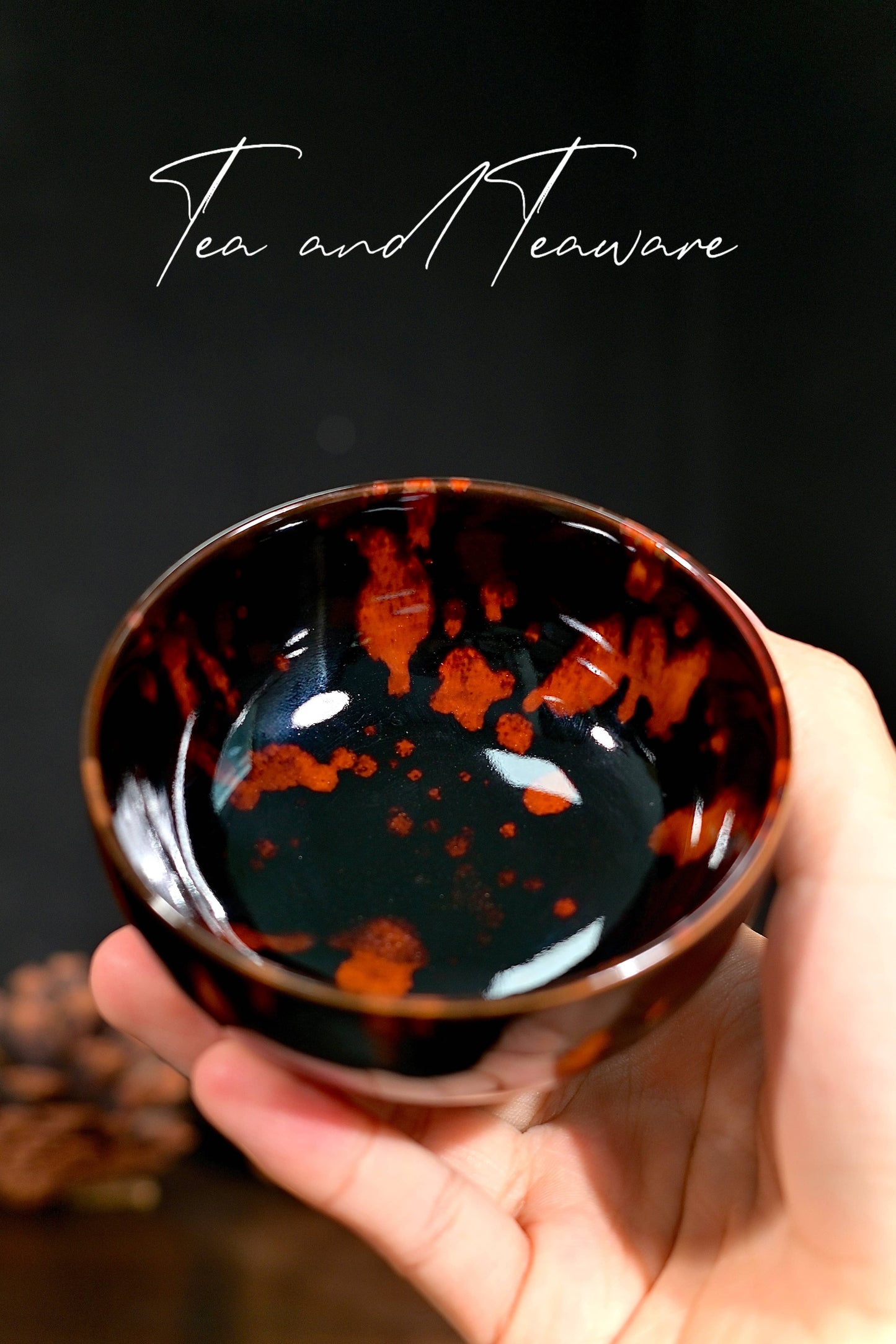 Unique Piece Jizhou Ware Tortoiseshell Glaze Handcrafted Teacup 100ml
