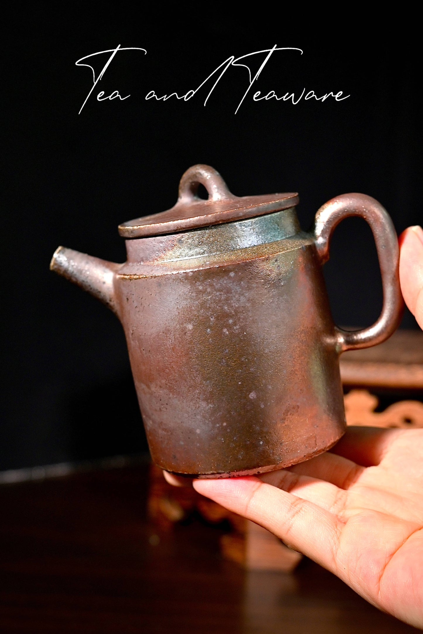 Unique Piece Handcrafted Wood-Fired Iron-Clay Jing Lan Teapot 150ml