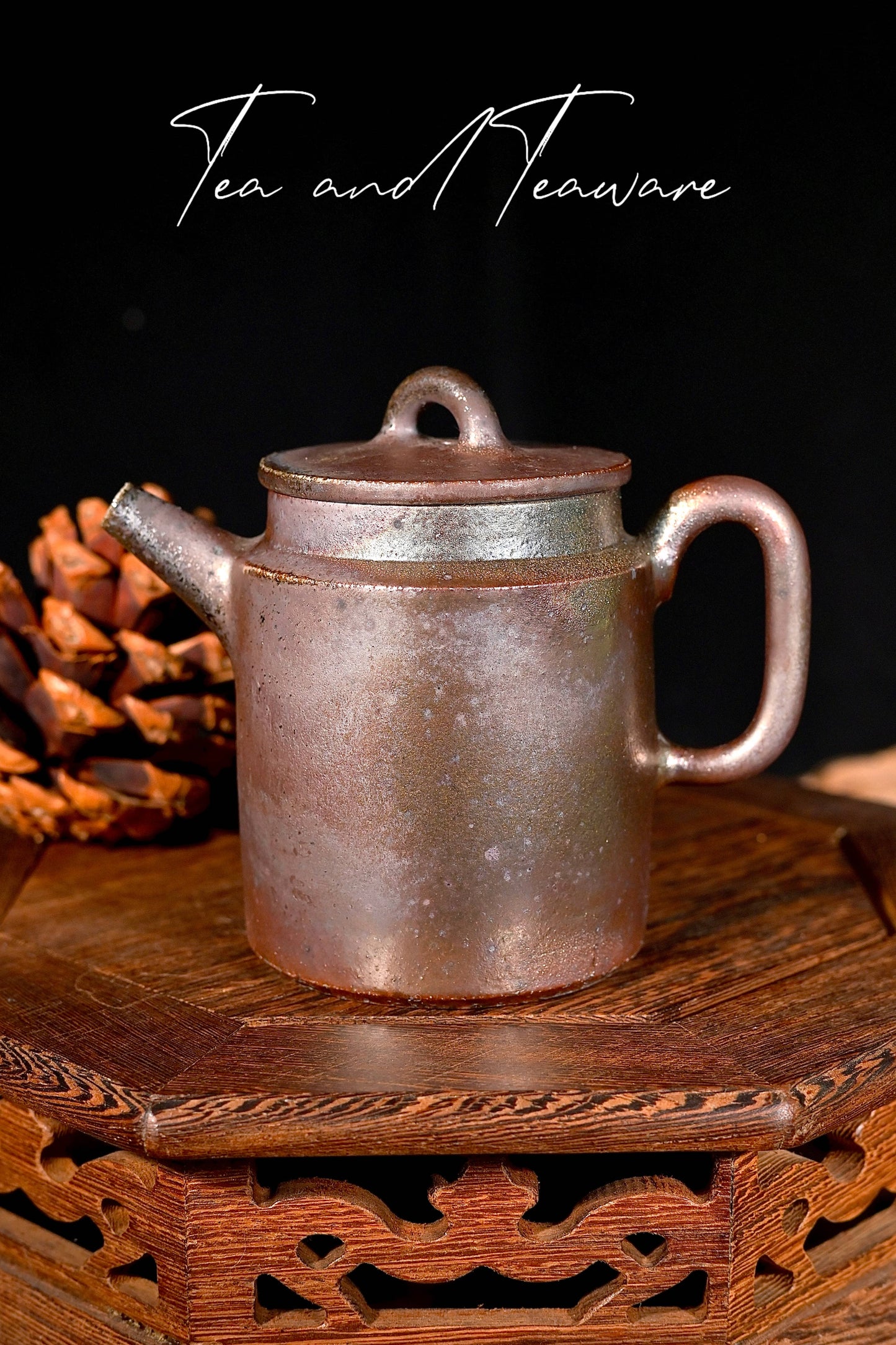Unique Piece Handcrafted Wood-Fired Iron-Clay Jing Lan Teapot 150ml
