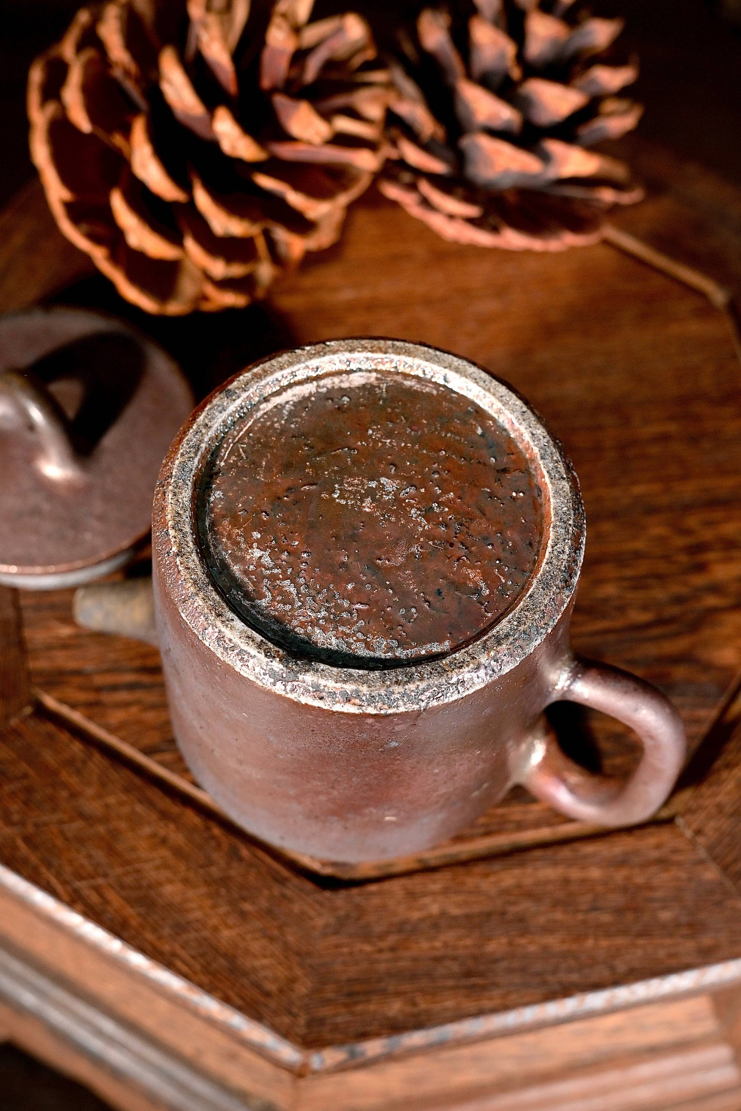 Unique Piece Handcrafted Wood-Fired Iron-Clay Jing Lan Teapot 150ml
