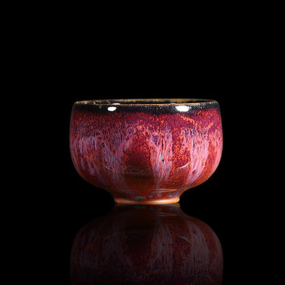 Jun Ware "Flame Glaze" Luohan Teacup 60ml