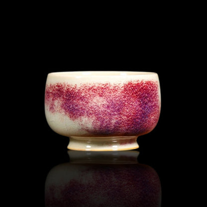 Jun Ware Crimson Red Glazed Teacup 110ml