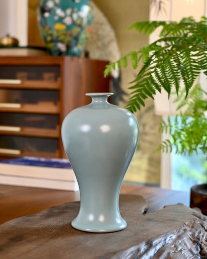 Ru Ware Sky-Blue Glaze Plum Vase