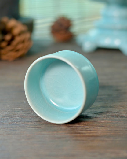 Ru Ware Clouds Motif Teacup 40ml