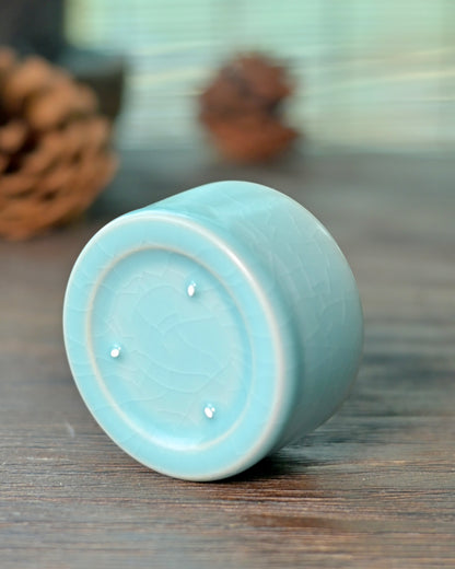 Ru Ware Clouds Motif Teacup 40ml