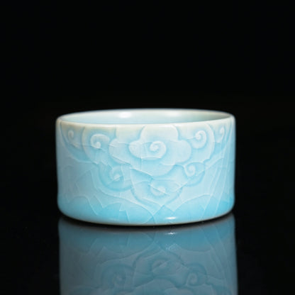 Ru Ware Clouds Motif Teacup 40ml