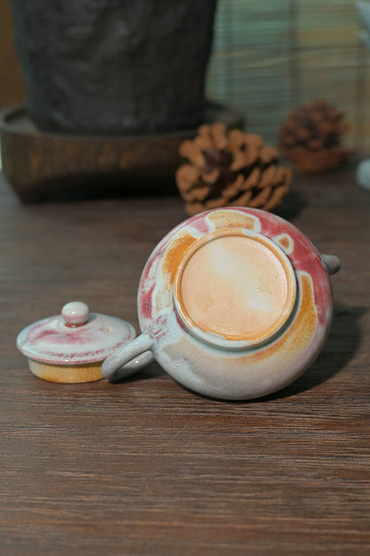 Unique Piece Wood-fired Suda-Glaze Teapot 100ml