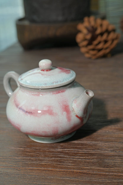 Unique Piece Wood-fired Suda-Glaze Teapot 100ml