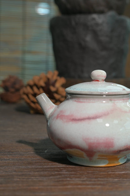 Unique Piece Wood-fired Suda-Glaze Teapot 100ml