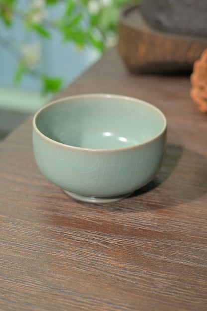 Ru Ware Sky-blue Glazed Arhat Teacup 120ml