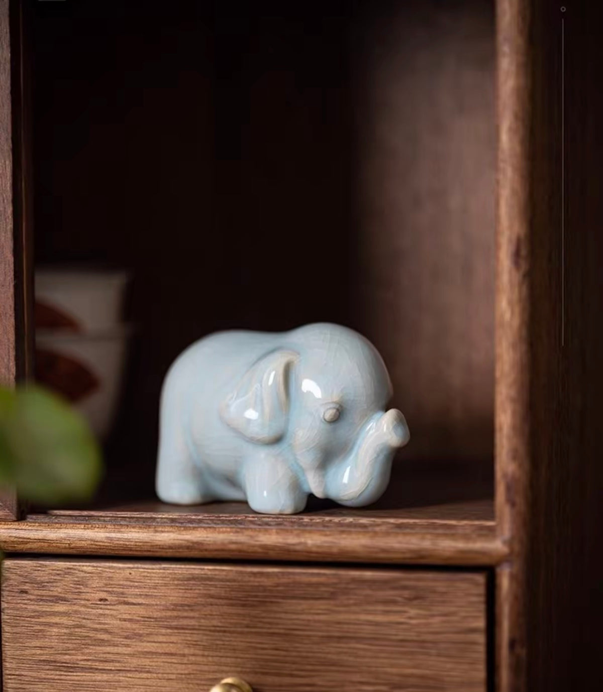 Vase Prune en Céladon Ru