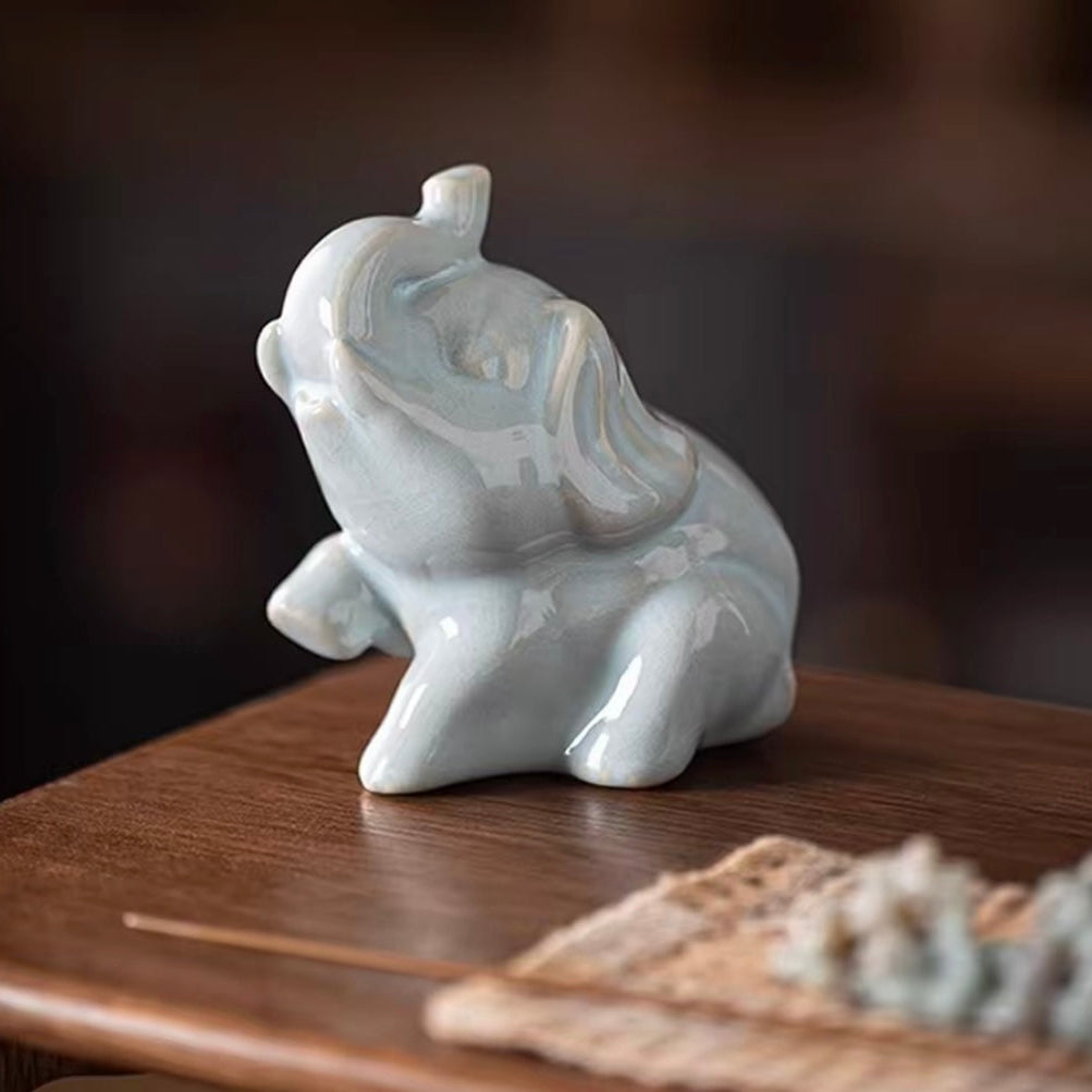 Vase Prune en Céladon Ru