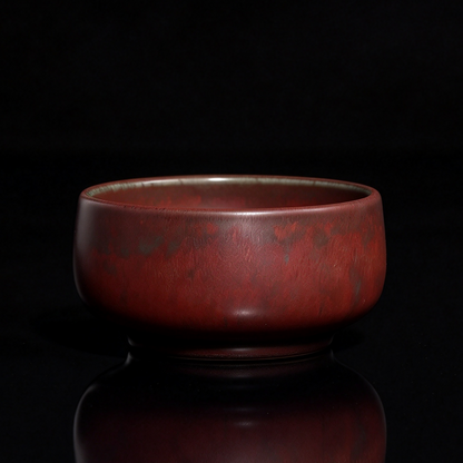 Jun Ware Charcoal-Fired Gilded Bronze Meditation Teacup 150ml