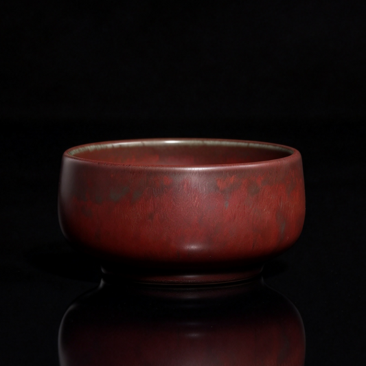 Jun Ware Charcoal-Fired Gilded Bronze Meditation Teacup 150ml