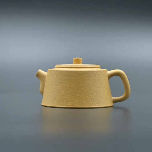 Yixing Zisha teapot Purple clay yellow Duan "Pillar Base" teapot