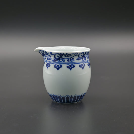 Jingdezhen Blue and White Porcelain Lotus Scrolling  Pattern Fairness Cup