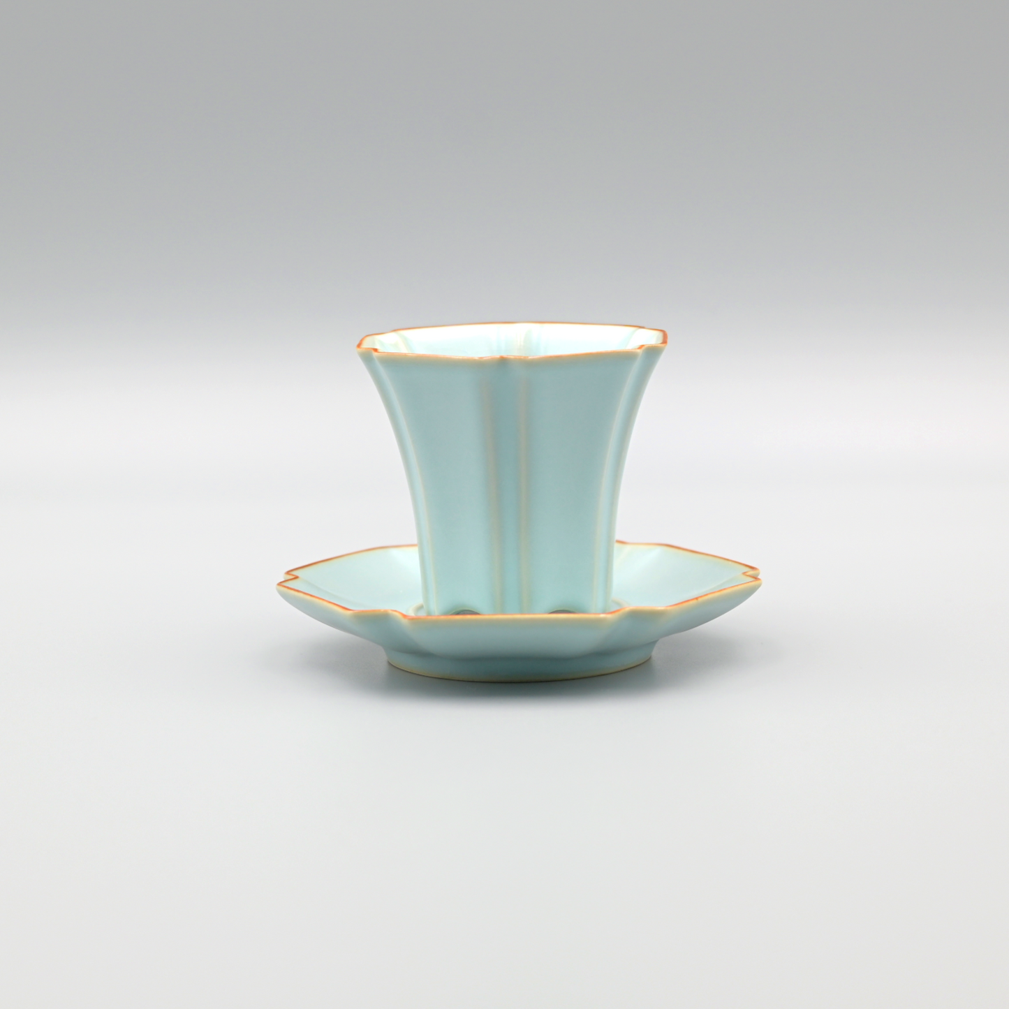 Ru Kiln Hexagon Host Tea Cup “Liuhe Teacup”