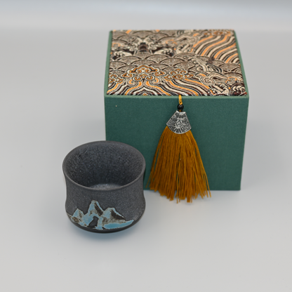 Tasse de maître créative faite à la main à parois fines de style Wabi-sabi
