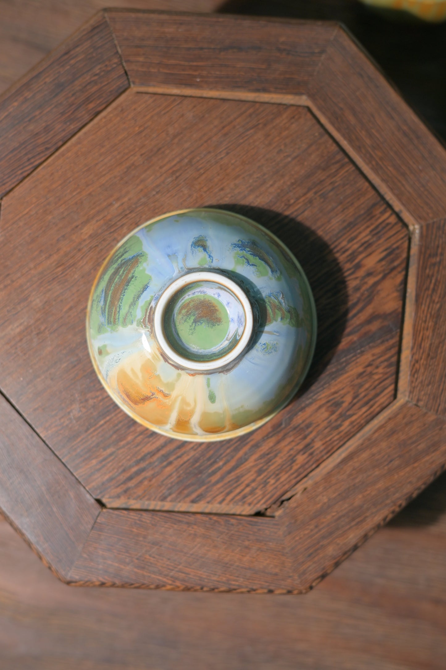 Unique Piece Jingdezhen Handmade Underglaze Colored Teacup 80ml