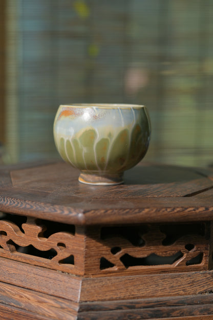 Einzigartiges Stück Jingdezhen Handgemachte Unterglasur Farbige Teetasse 80ml