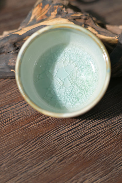 Einzigartiges Stück Jingdezhen Handgemachte Unterglasur Farbige Teetasse 80ml