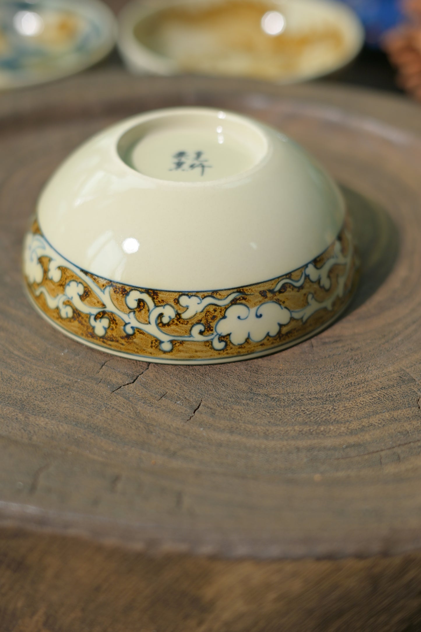 Jingdezhen Hand-Painted Underglaze Gold Phoenix Pu'er Teacup 100ml