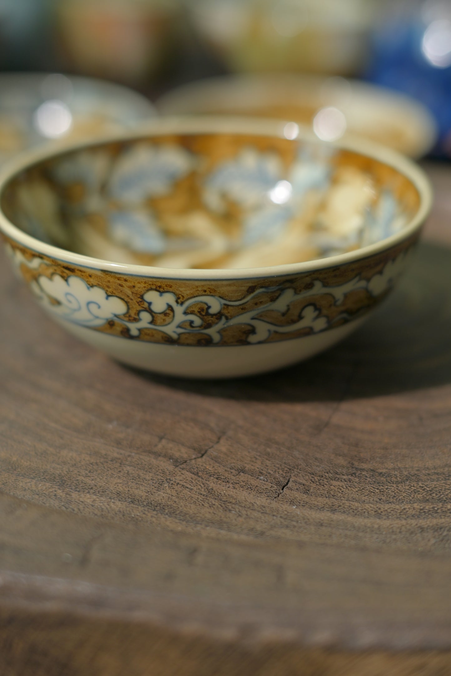 Jingdezhen Hand-Painted Underglaze Gold Phoenix Pu'er Teacup 100ml