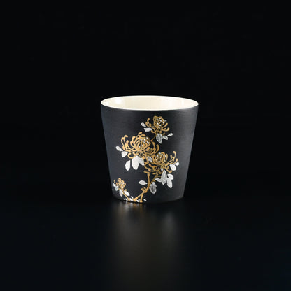 "Four Gentlemen" Pflanzenmuster Mattglasur Nicht-reflektierende Oberfläche Teetasse