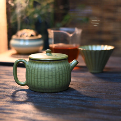 Longquan Celadon – Ge Kiln Hanwa (Han-style)Teapot