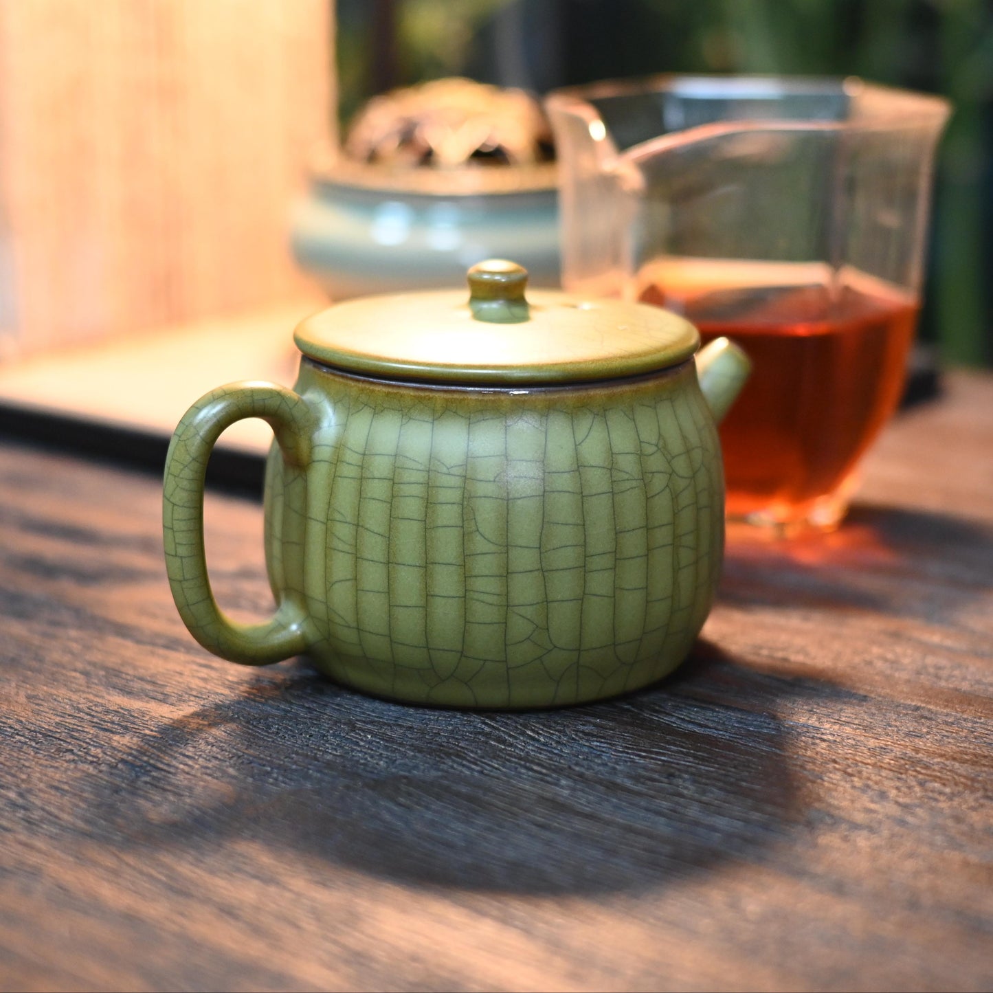 Longquan Celadon – Ge Kiln Hanwa (Han-style)Teapot