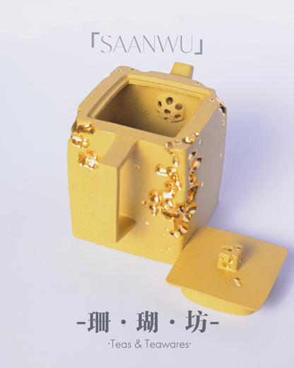 Ceramic gilding artistry combining precious metal application with pottery craftsmanship