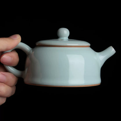 Ru Kiln Sky-Cyan "Azure Sky" 10-Piece Gongfu Tea Set
