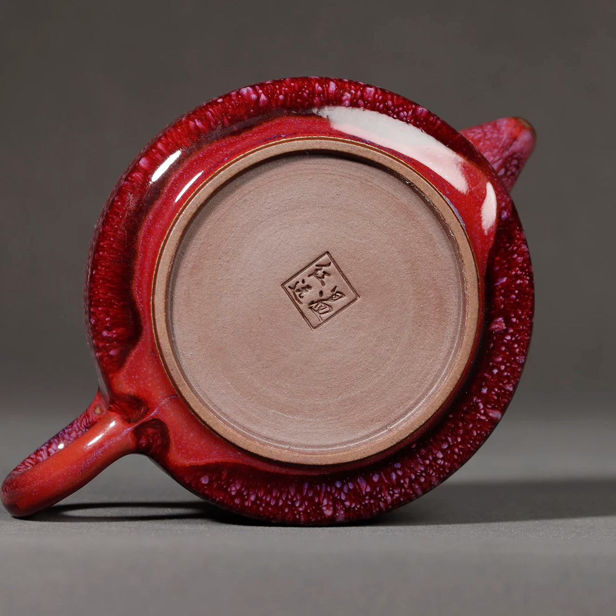 Jun Ware Snow-Flake Fish-Roe Glaze Handcrafted Teapot 200ml