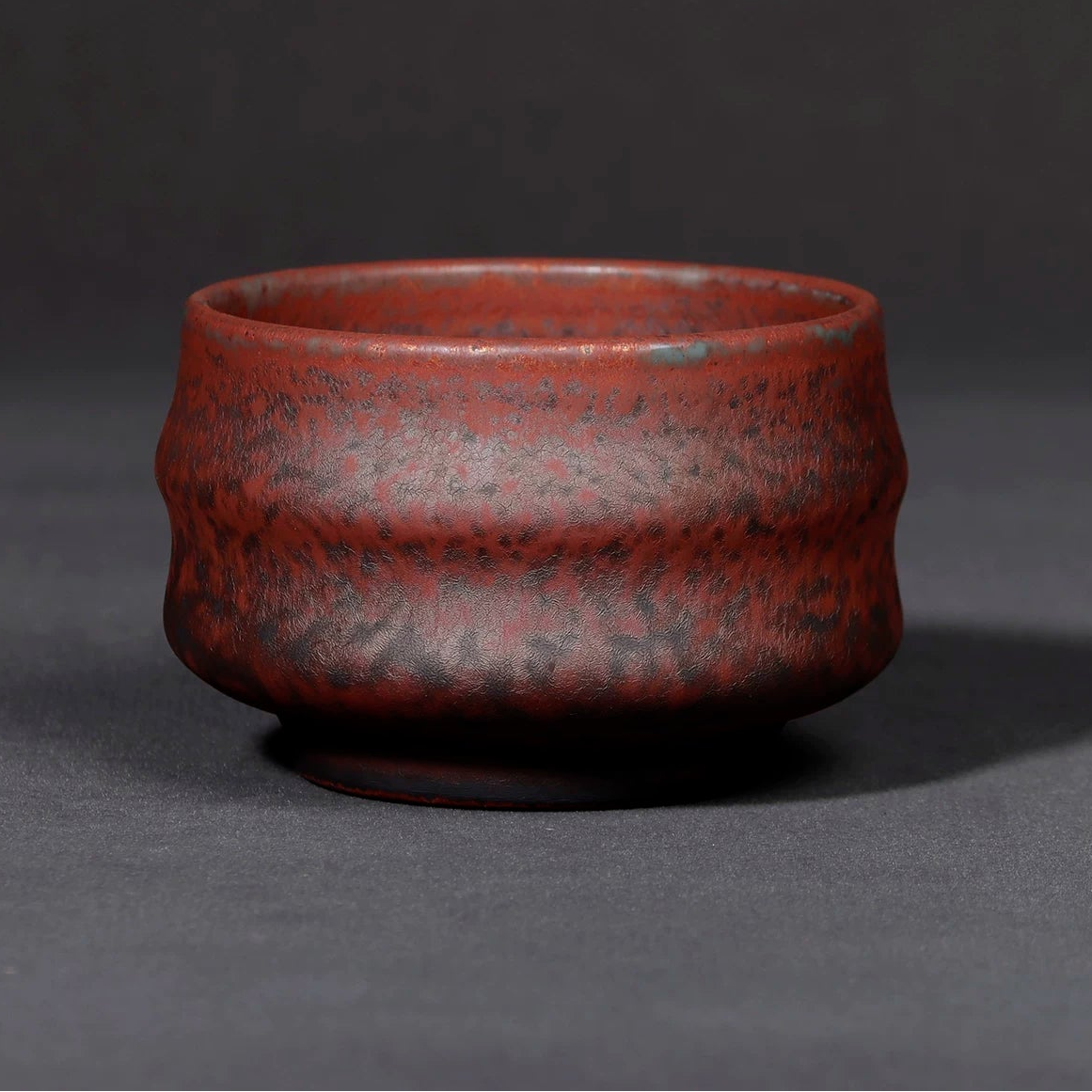 Jun Ware Charcoal-Fired Gilded Bronze Citrus Peel Teacup 130ml